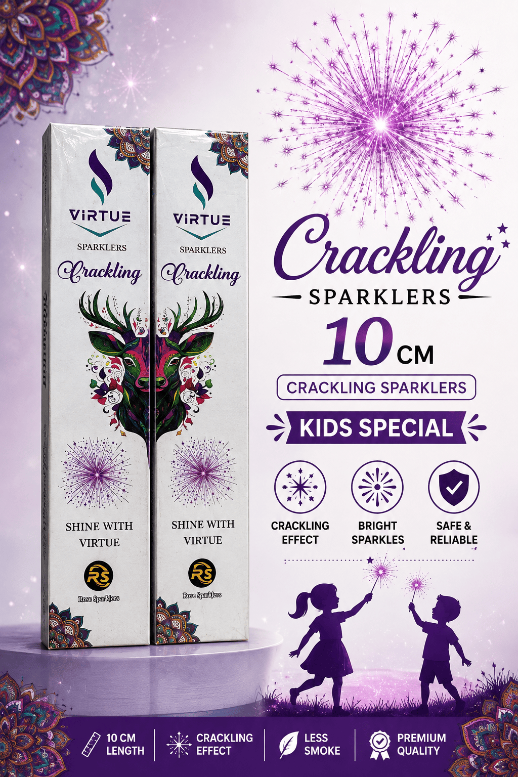 10 CM Colour Sparklers