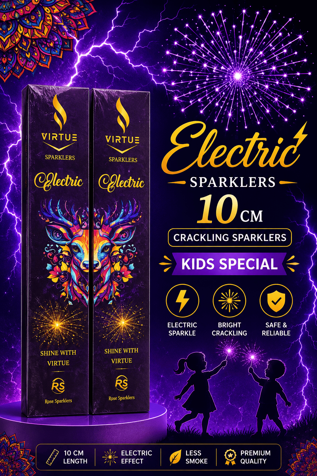 10 CM Electric Sparklers