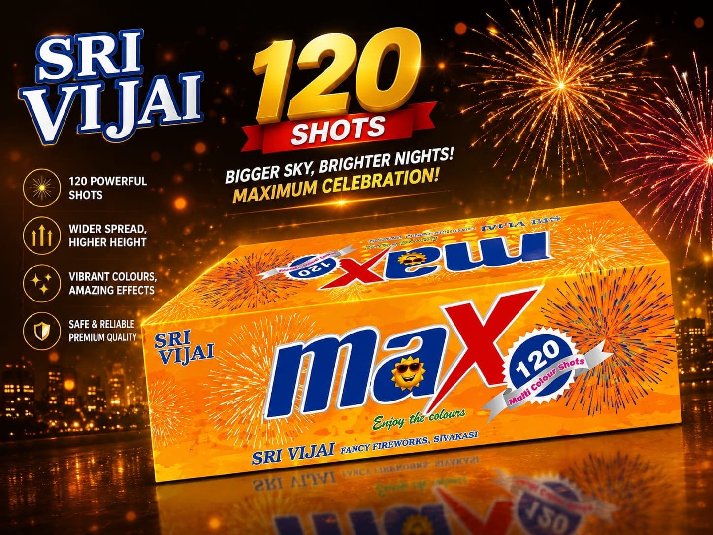 120 Shot Multicolour (Premium)