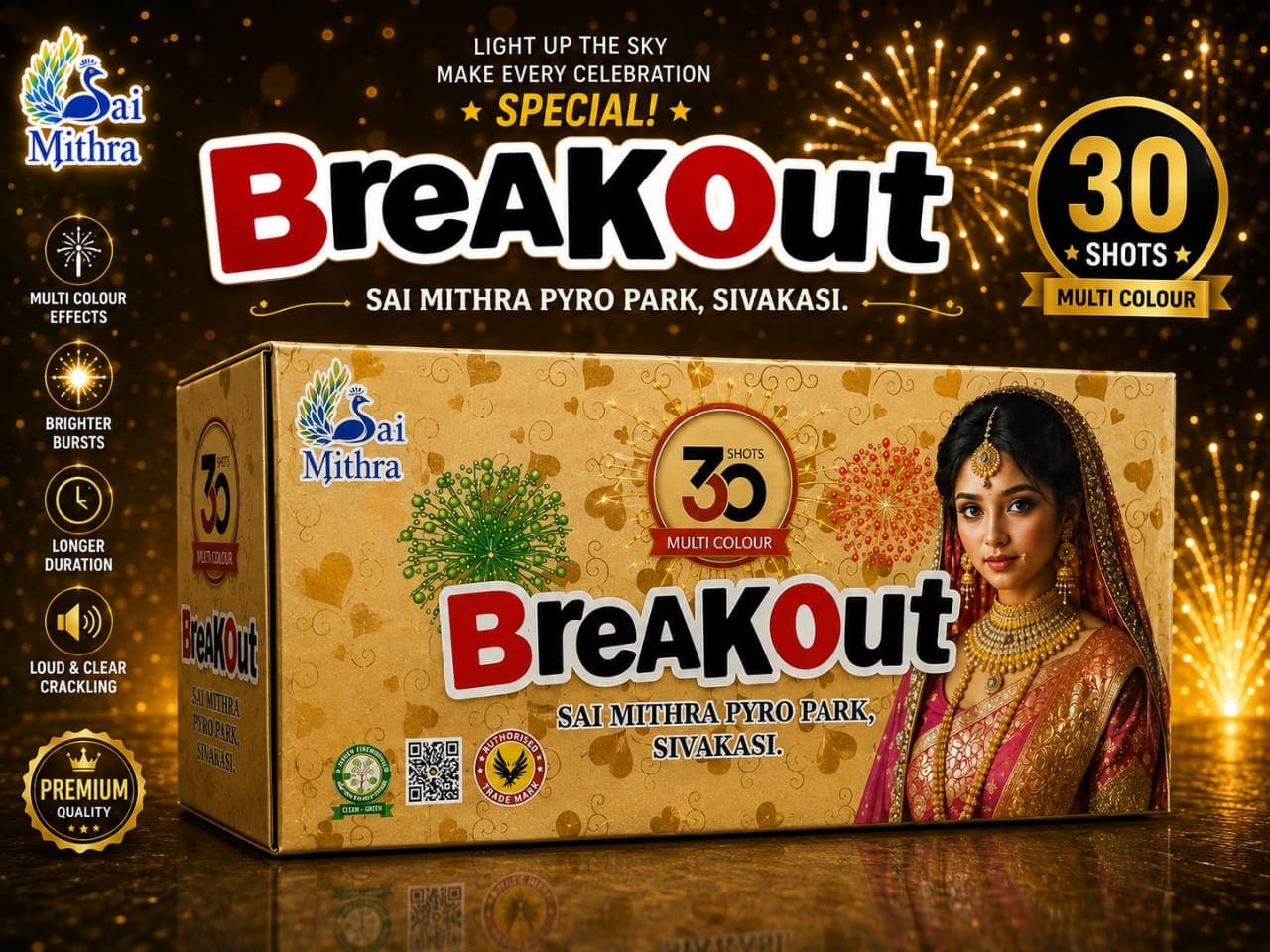 30 Shots Multi colour Economy