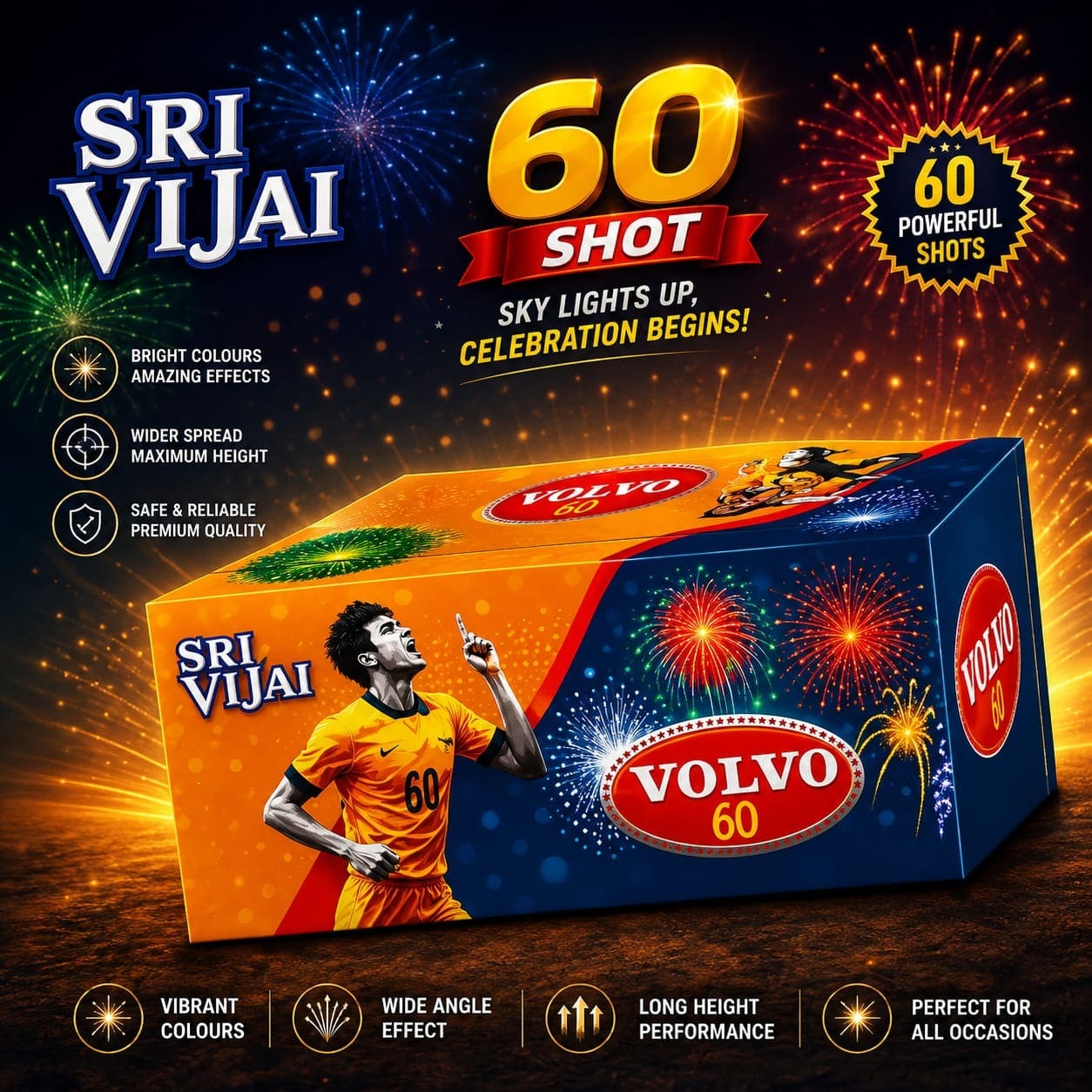 60 Shot Multicolour (Premium)