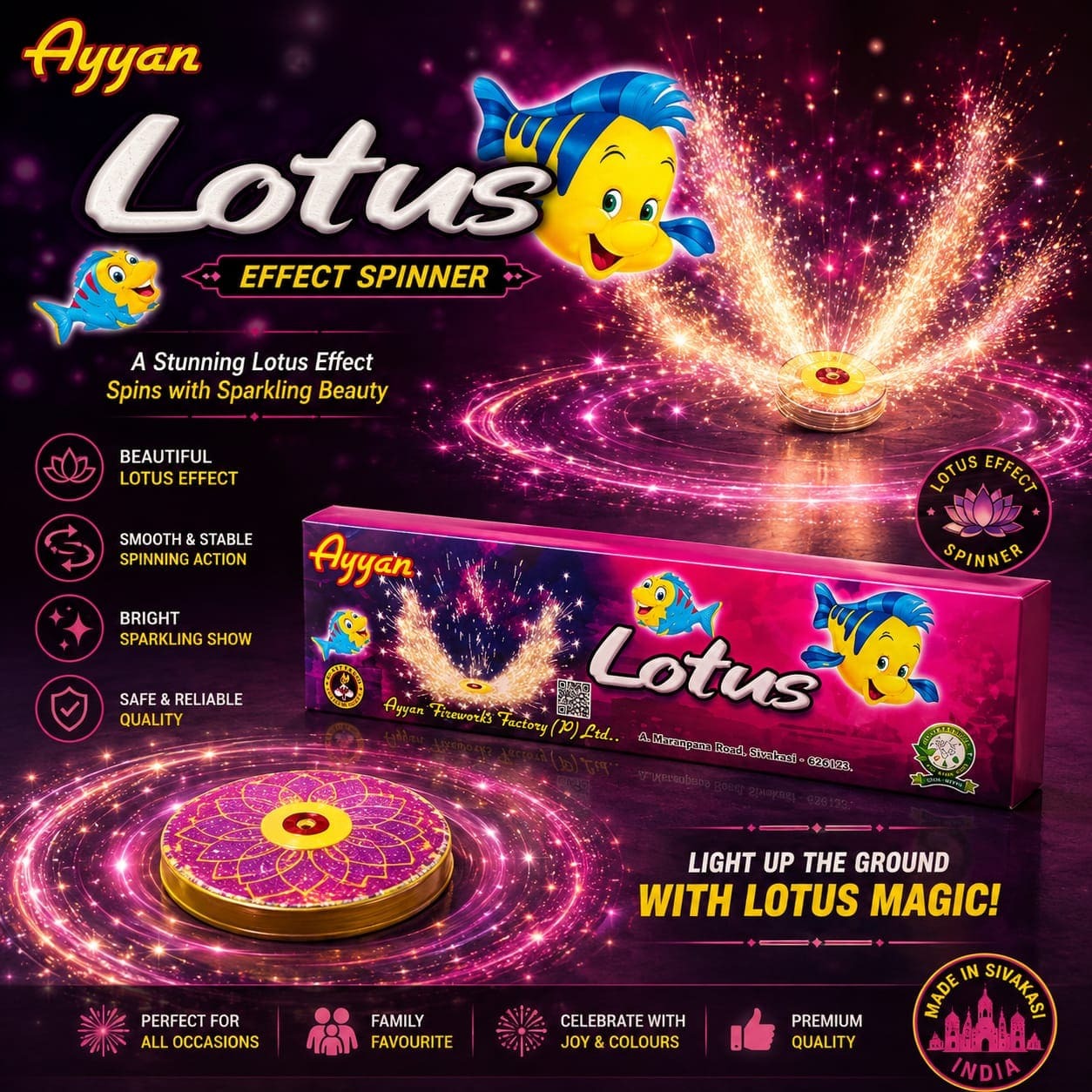 Lotus Wheel (Ayyan Brand)