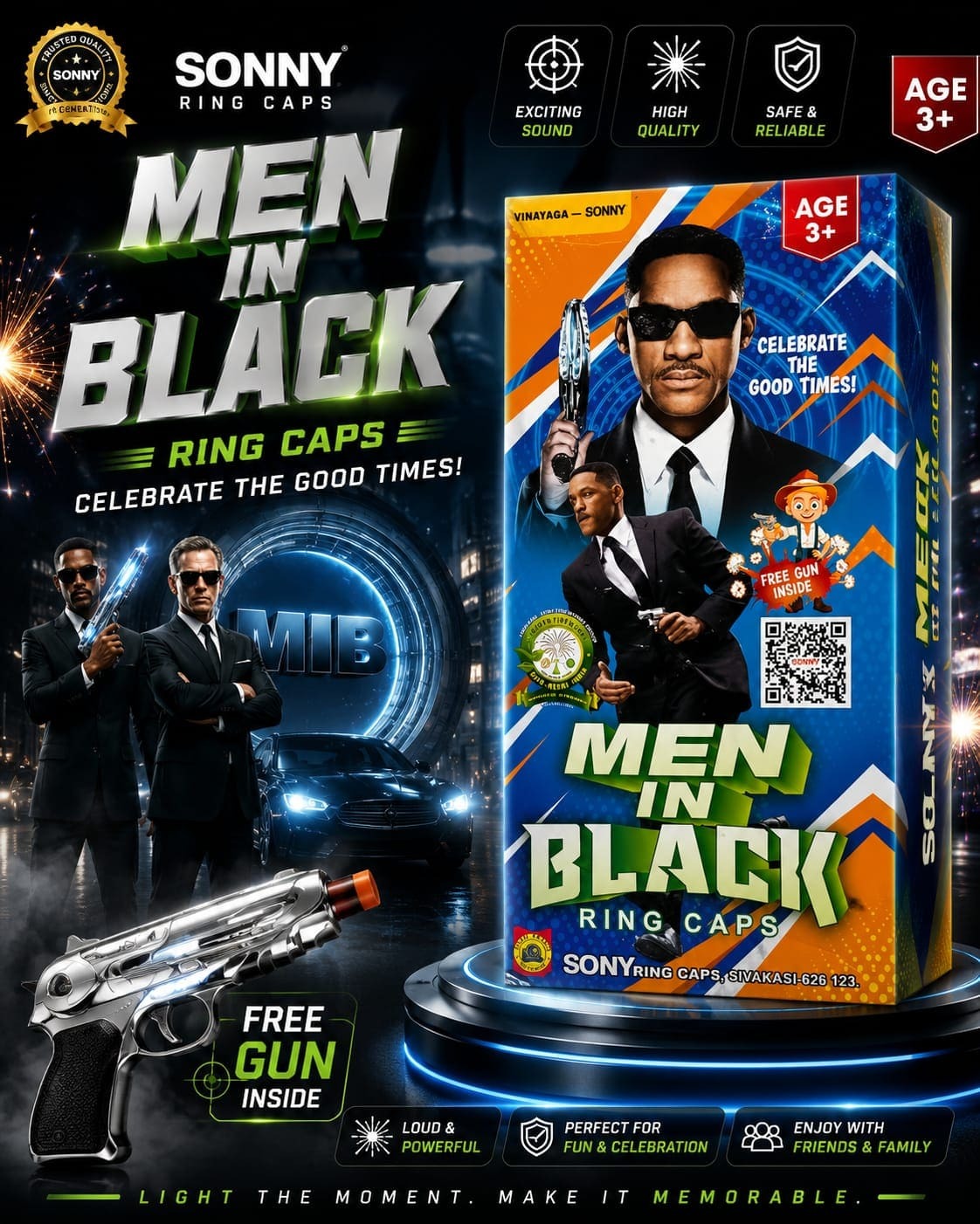 MIB Gun with Ring Cap
