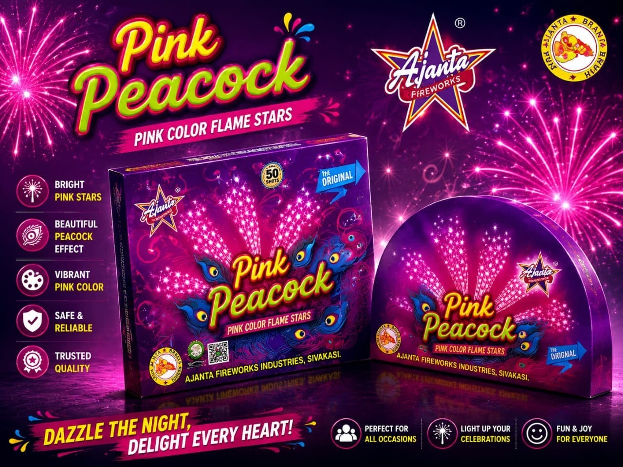 Pink Peacock