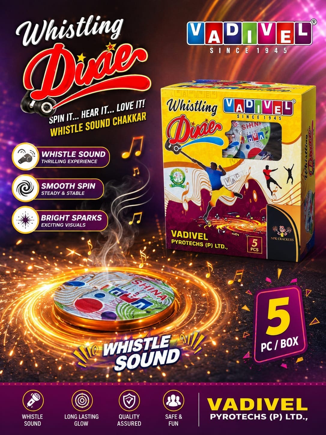 Whistling Wheel (Vadivel Brand)